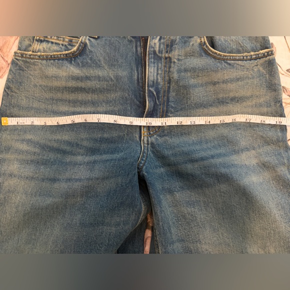 Tory Burch Straight Wide Leg Jeans - Picture 4 of 5